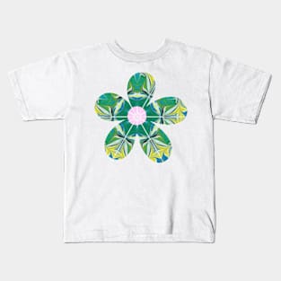 HippyFlower tile Kids T-Shirt